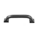 Forever Hardware [F8-830-4-M] Solid Bronze Cabinet Pull Handle - Curved Series - Standard Size - Midnight Finish - 4" C/C - 4 3/4" L