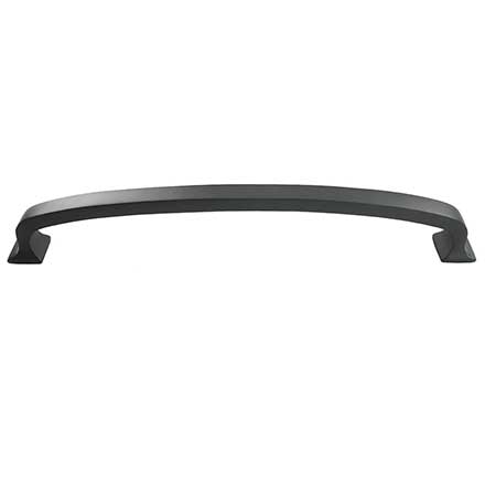 Forever Hardware [F8-830-9-M] Solid Bronze Cabinet Pull Handle - Curved Series - Oversized - Midnight Finish - 9" C/C - 9 5/8" L