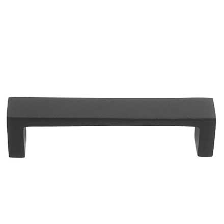 Forever Hardware [F8-855-4-M] Solid Bronze Cabinet Pull Handle - Flat Top - Midnight Finish - 4" C/C - 4 3/4" L