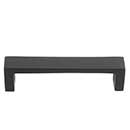 Forever Hardware [F8-855-4-M] Solid Bronze Cabinet Pull Handle - Flat Top - Midnight Finish - 4" C/C - 4 3/4" L