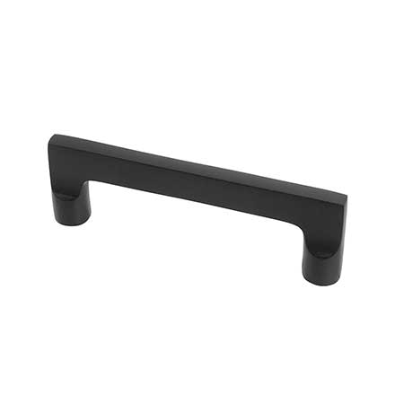Forever Hardware [F8-05-104-M] Solid Bronze Cabinet Pull Handle - Mission - Flared Flat - Midnight Finish - 4" C/C - 4 1/2" L