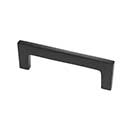 Forever Hardware [F8-06-104-M] Solid Bronze Cabinet Pull Handle - Mission - Flat - Midnight Finish - 4" C/C - 4 1/2" L