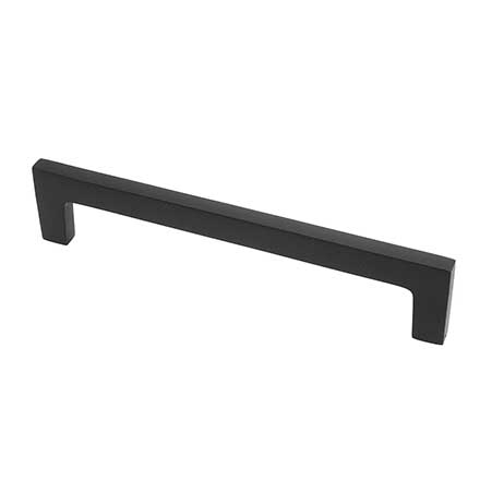 Forever Hardware [F8-06-106-M] Solid Bronze Cabinet Pull Handle - Mission - Flat - Midnight Finish - 6" C/C - 6 1/2" L
