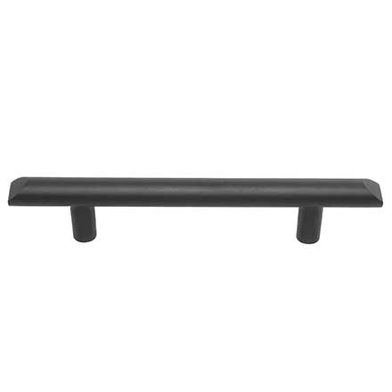 Forever Hardware [F8-845-4-M] Solid Bronze Cabinet Pull Handle - Tapered Bar - Midnight Finish - 4" C/C - 4 3/4" L