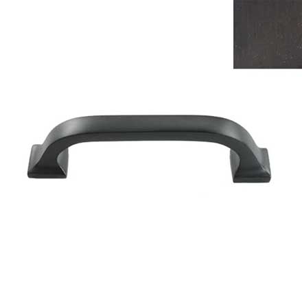 Forever Hardware [F8-830-3-E] Solid Bronze Cabinet Pull Handle - Curved Series - Standard Size - Espresso Finish - 3&quot; C/C - 3 3/4&quot; L