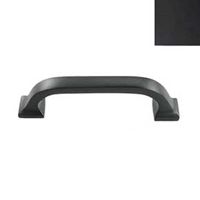 Forever Hardware [F8-830-3-M] Solid Bronze Cabinet Pull Handle - Curved Series - Standard Size - Midnight Finish - 3" C/C - 3 3/4" L