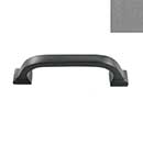 Forever Hardware [F8-830-3-P] Solid Bronze Cabinet Pull Handle - Curved Series - Standard Size - Platinum Finish - 3&quot; C/C - 3 3/4&quot; L
