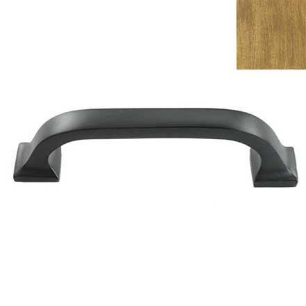 Forever Hardware [F8-830-4-C] Solid Bronze Cabinet Pull Handle - Curved Series - Standard Size - Champagne Finish - 4&quot; C/C - 4 3/4&quot; L