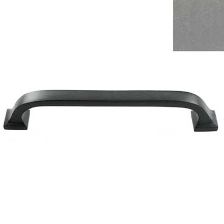 Forever Hardware [F8-830-6-P] Solid Bronze Cabinet Pull Handle - Curved Series - Oversized - Platinum Finish - 6&quot; C/C - 6 5/8&quot; L