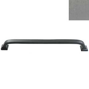 Forever Hardware [F8-830-9-P] Solid Bronze Cabinet Pull Handle - Curved Series - Oversized - Platinum Finish - 9" C/C - 9 5/8" L