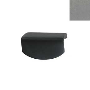 Forever Hardware [F8-300-2-P] Solid Bronze Cabinet Cup Pull - Section Pull - Platinum Finish - 1" C/C - 2" L