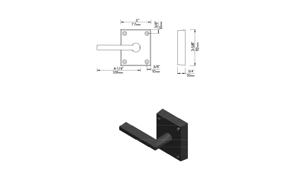Forever Hardware [F1-425-25-DUM] Gate Case Latch Set