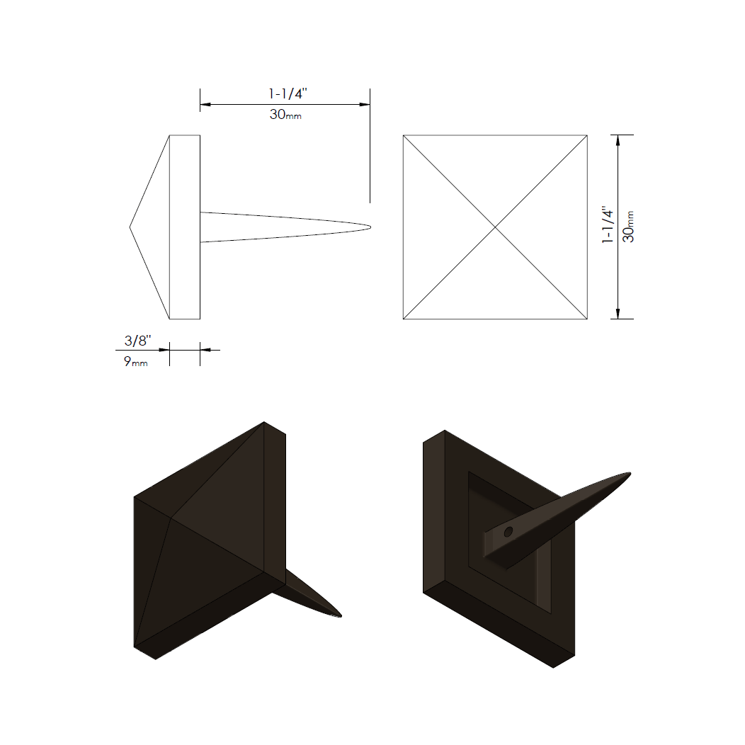 Forever Hardware [F2-570] Gate Clavos