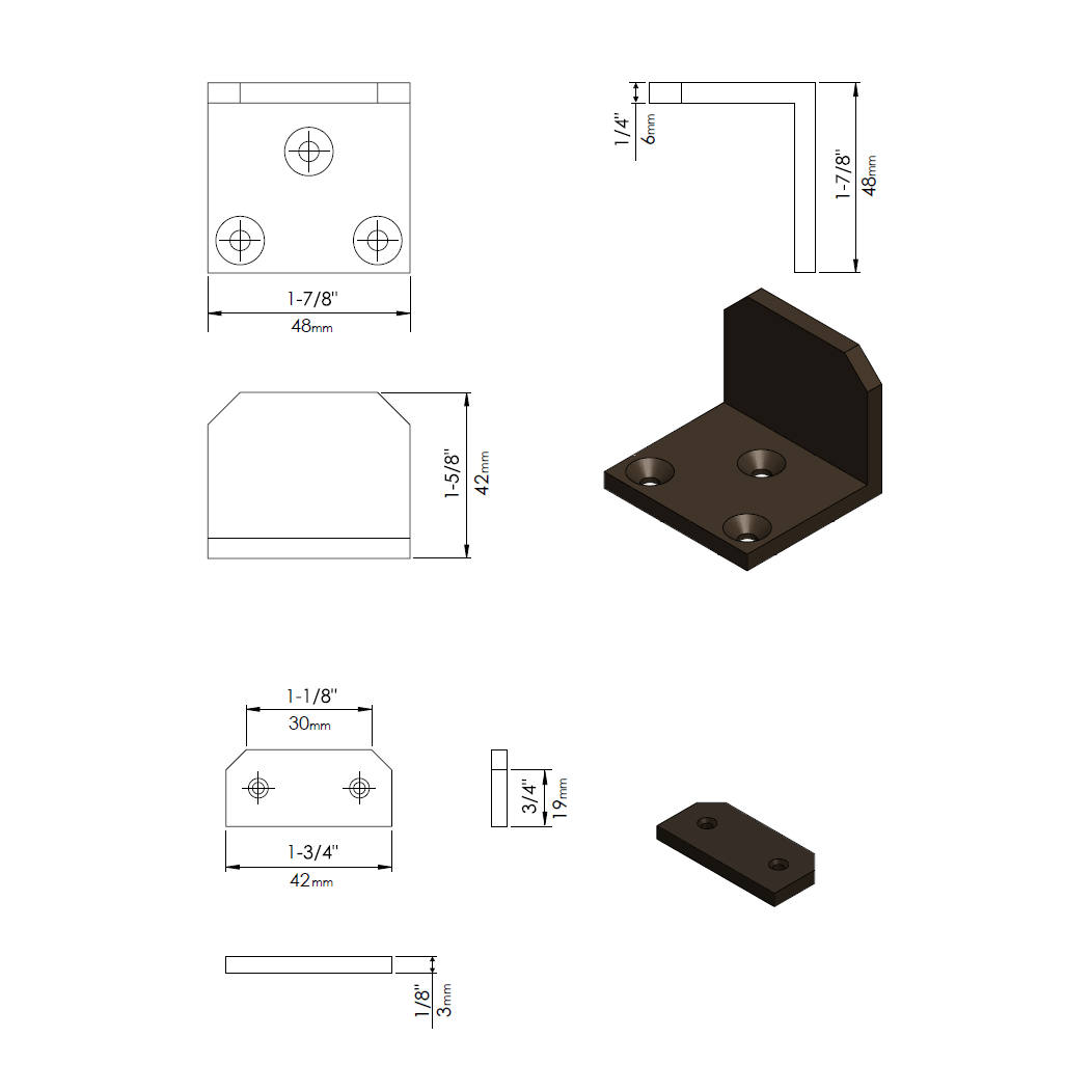 Forever Hardware [F2-550] Gate Stop