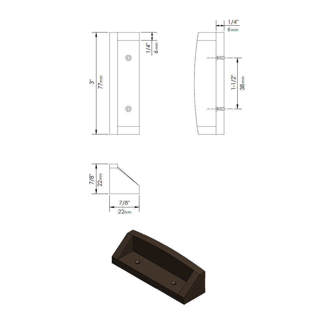 Forever Hardware [F2-552] Gate Stop
