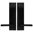 Forever Hardware [F6-120-00-DUM] Solid Bronze Dummy Door Handleset - Double - Square Plate - 12&quot; H x 2 3/4&quot; W