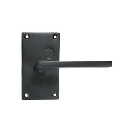 Forever Hardware [F6-400-00-DUMS] Solid Bronze Dummy Door Handleset - Case Latch - Single - Square Plate - 5&quot; H x 2 3/4&quot; W