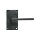 Forever Hardware [F6-400-00-DUMS] Solid Bronze Dummy Door Handleset - Case Latch - Single - Square Plate - 5" H x 2 3/4" W