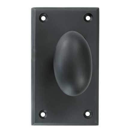Forever Hardware [F6-405-00-DUMS] Solid Bronze Dummy Door Handleset - Case Latch - Single - Beveled Plate - 5" H x 2 3/4" W