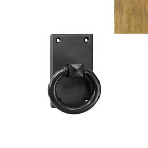 Forever Hardware [F6-105-00-DUM-C] Solid Bronze Dummy Door Handleset - Beveled Plate - Champagne Finish - 5" H x 2 3/4" W