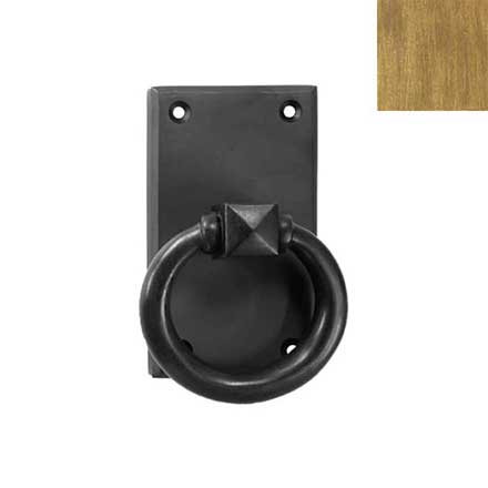 Forever Hardware [F6-405-00-PAS/PIN] Solid Bronze Passage/Privacy Door Handleset - Case Latch - Beveled Plate - 5&quot; H x 2 3/4&quot; W