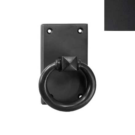 Forever Hardware [F6-405-00-PAS/PIN-M] Solid Bronze Passage/Privacy Door Handleset - Case Latch - Beveled Plate - Midnight Finish - 5&quot; H x 2 3/4&quot; W
