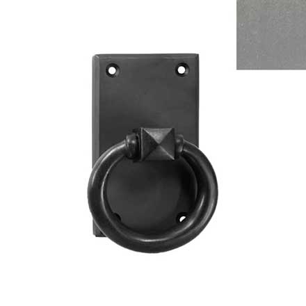 Forever Hardware [F6-405-00-PAS/PIN-P] Solid Bronze Passage/Privacy Door Handleset - Case Latch - Beveled Plate - Platinum Finish - 5&quot; H x 2 3/4&quot; W