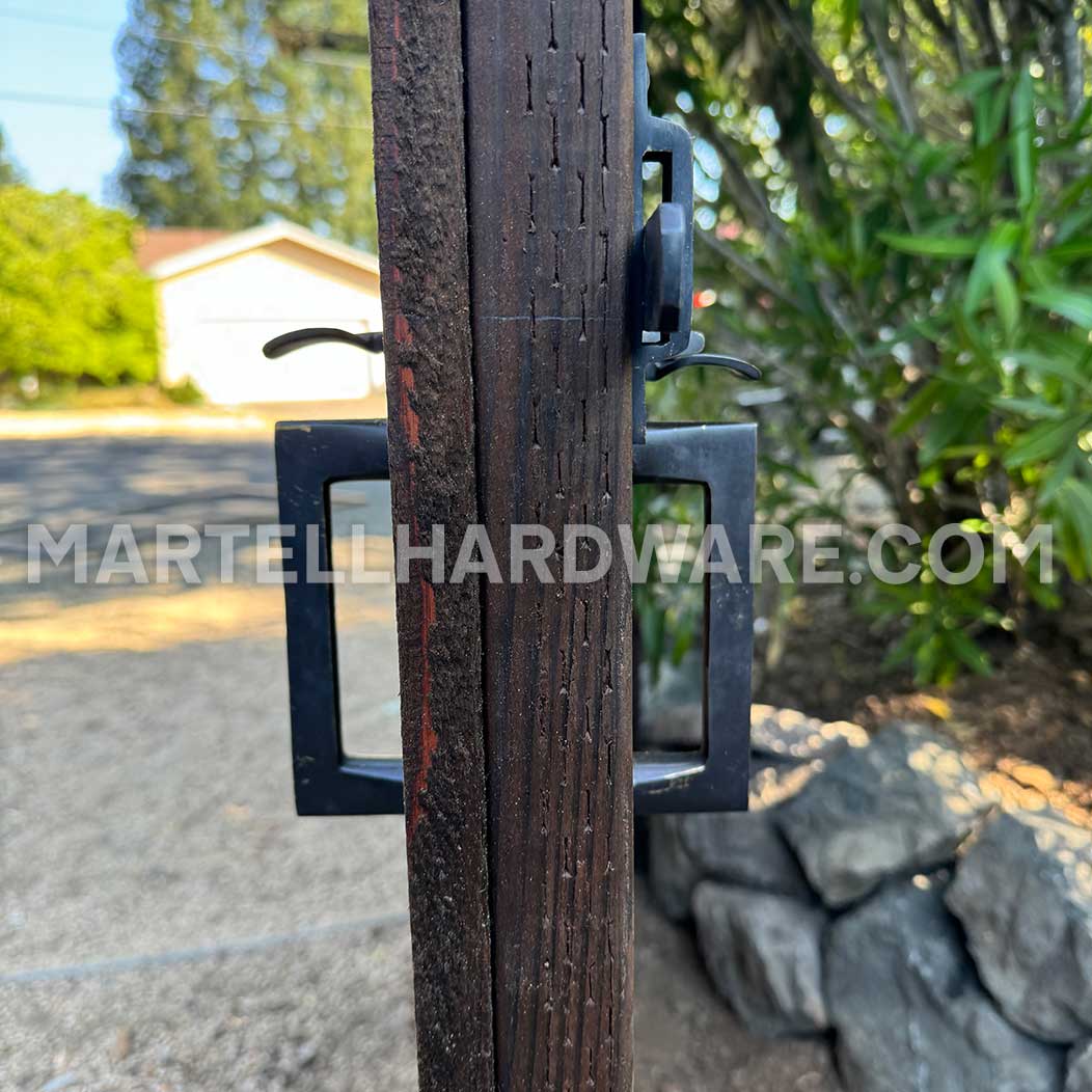 Cedar Gate w/ Forever Hardware Double Thumb Latch Cedar Gate w/ Forever Hardware Double Thumb Latch