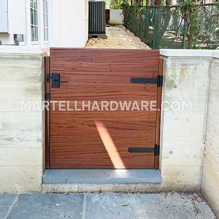 Courtyard & Storage Area W/ Forever Hardware Gate Hardware - Showcase Gallery - Gate Hardware, Door Hardware, Shutter & Contemporary Barn Hardware