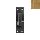 Forever Hardware [F4-250-C] Solid Bronze Gate Band Hinge Pintle on Plate - Champagne Finish - 2" W x 6 1/4" H