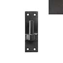 Forever Hardware [F4-250-M] Solid Bronze Gate Band Hinge Pintle on Plate - Midnight Finish - 2" W x 6 1/4" H