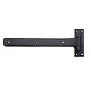 Forever Hardware [F4-380-LH] Solid Bronze Gate Loose Pin Band Hinge - Beveled End - Left Hand- 2" H x 18" L