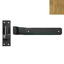 Forever Hardware [F4-312-C] Solid Bronze Gate Band Hinge - Beveled End - Champagne Finish - 2" H x 12" L