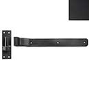 Forever Hardware [F4-317-M] Solid Bronze Gate Band Hinge - Beveled End - Midnight Finish - 2" H x 17" L