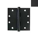 Forever Hardware [F4-410-M] Extruded Bronze Gate Butt Hinge - Template - Button Tip - Midnight Finish - 4" H x 4" W