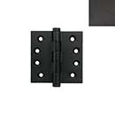 Forever Hardware [F4-423-E] Solid Bronze Gate Butt Hinge - Heavy Duty - Button Tip - Espresso Finish - 4 1/2&quot; H x 4 1/2&quot; W
