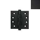 Forever Hardware [F4-423-M] Solid Bronze Gate Butt Hinge - Heavy Duty - Button Tip - Midnight Finish - 4 1/2" H x 4 1/2" W
