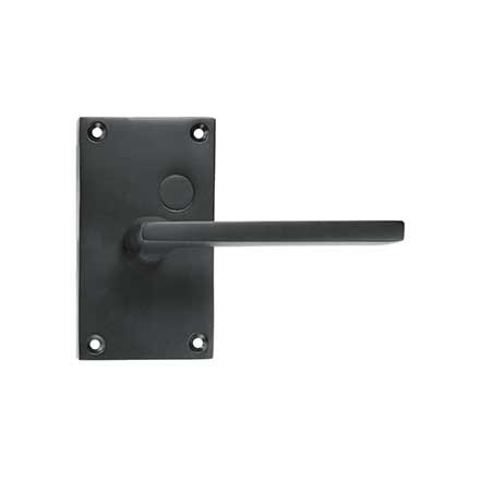 Forever Hardware [F1-400-00-DUMS] Solid Bronze Gate Dummy Case Latch - Single Side - Square Plate - 5" H x 2 3/4" W