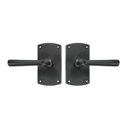Forever Hardware [F1-401-00-DUM] Solid Bronze Gate Dummy Case Latch - Double - Arch Plate - 5" H x 2 3/4" W