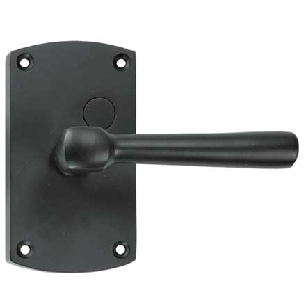 Forever Hardware [F1-401-00-DUMS] Solid Bronze Gate Dummy Case Latch - Single Side - Arch Plate - 5" H x 2 3/4" W