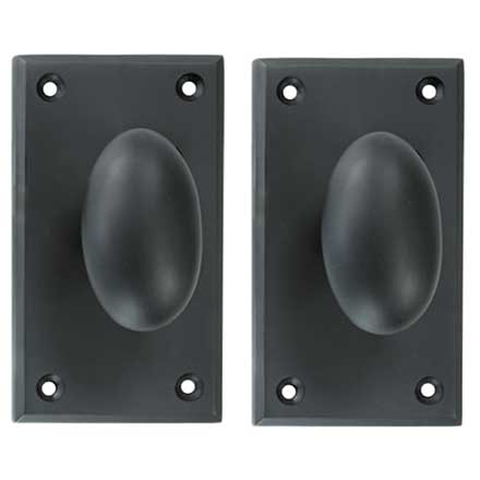 Forever Hardware [F1-405-00-DUM] Solid Bronze Gate Dummy Case Latch - Double - Beveled Plate - 5" H x 2 3/4" W