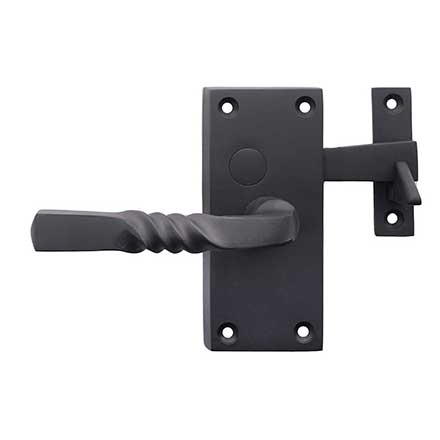 Forever Hardware [F1-410-00-BAR-RH] Solid Bronze Gate Case Latch - Narrow Square Plate - Right Hand - 5&quot; H x 2 1/4&quot; W
