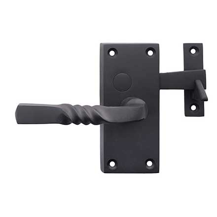 Forever Hardware [F1-410-00-BAR-RH] Solid Bronze Gate Case Latch - Narrow Square Plate - Single Side - Right Hand - 5&quot; H x 2 1/4&quot; W