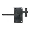 Forever Hardware [F1-400-00-BAR-RH] Solid Bronze Gate Case Latch - Square Plate - Right Hand - 5&quot; H x 2 3/4&quot; W