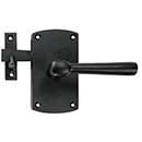 Forever Hardware [F1-401-00-BAR-LH] Solid Bronze Gate Case Latch - Arch Plate - Single Side - Left Hand - 5&quot; H x 2 3/4&quot; W