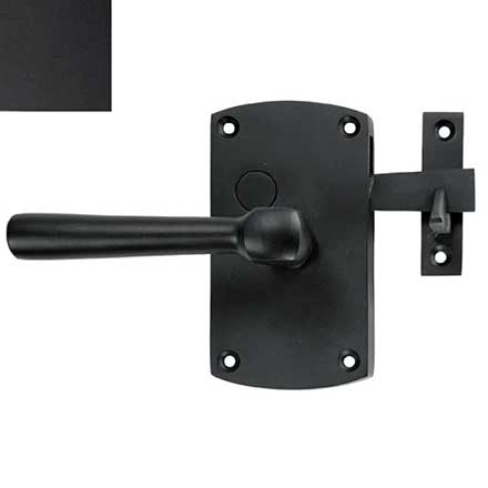 Forever Hardware [F1-401-00-BAR-RH] Solid Bronze Gate Case Latch - Arch Plate - Single Side - Right Hand - 5&quot; H x 2 3/4&quot; W