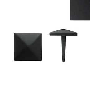 Forever Hardware [F2-570-M] Solid Bronze Gate Clavos - Square Pyramid - Midnight Finish - 1 1/4" Sq.