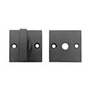 Forever Hardware [F6-600] Solid Bronze Gate Thumb Turn Privacy Set - Square Plate - 3 Piece