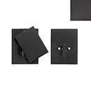 Forever Hardware [F6-500-E] Solid Bronze Gate Deadbolt - Square Plate - Single Cylinder - Espresso Finish - 3 1/4" H x 2 1/2" W