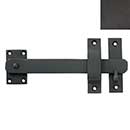 Forever Hardware [F2-235-E] Solid Bronze Gate Drop Bar Latch - Beveled End - Espresso Finish - 8" L